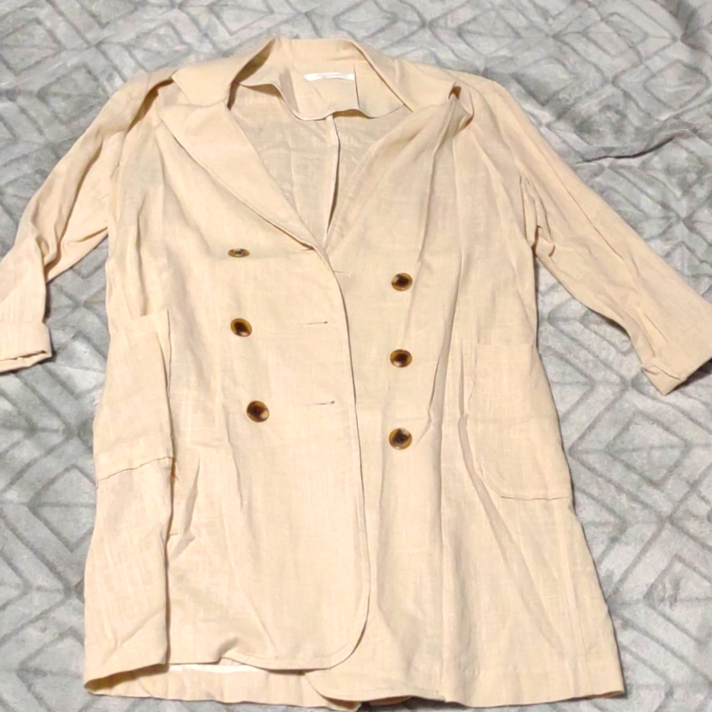 Cherrykoko linen beige jacket L